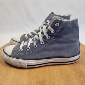 Converse All Star Chuck Taylor Denim Skateboarding Sneakers Shoes Youth 3 Blue